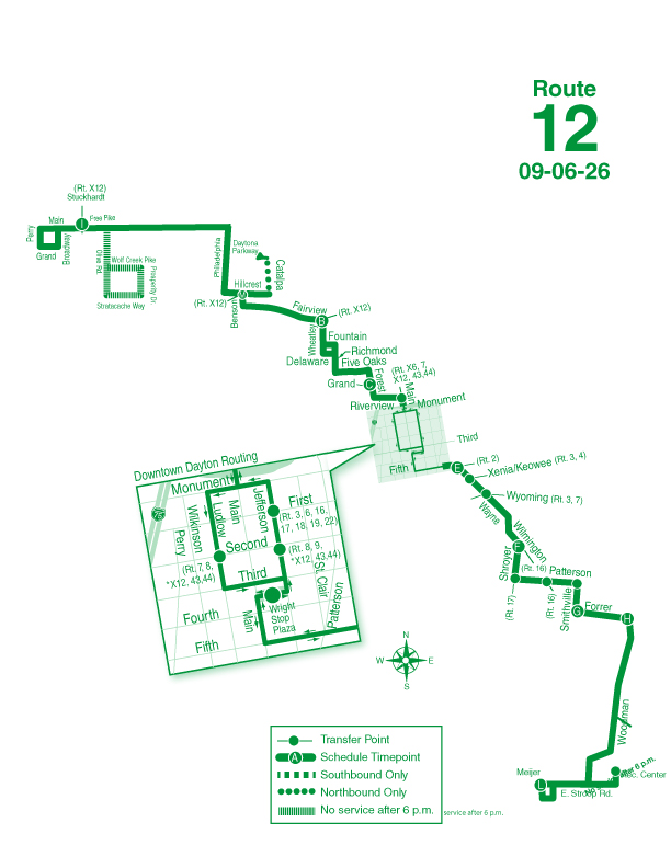 Route 12 9-6-26 Map