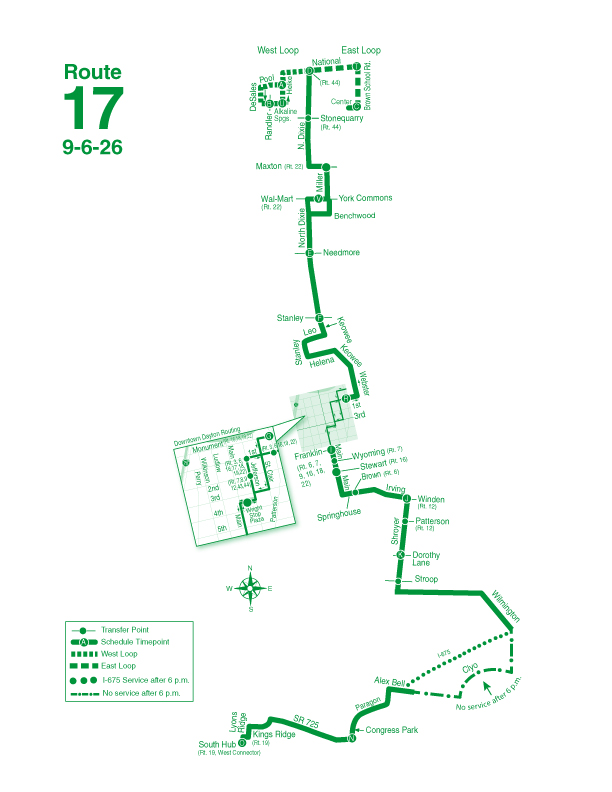 Route 17 9-6-26 Map
