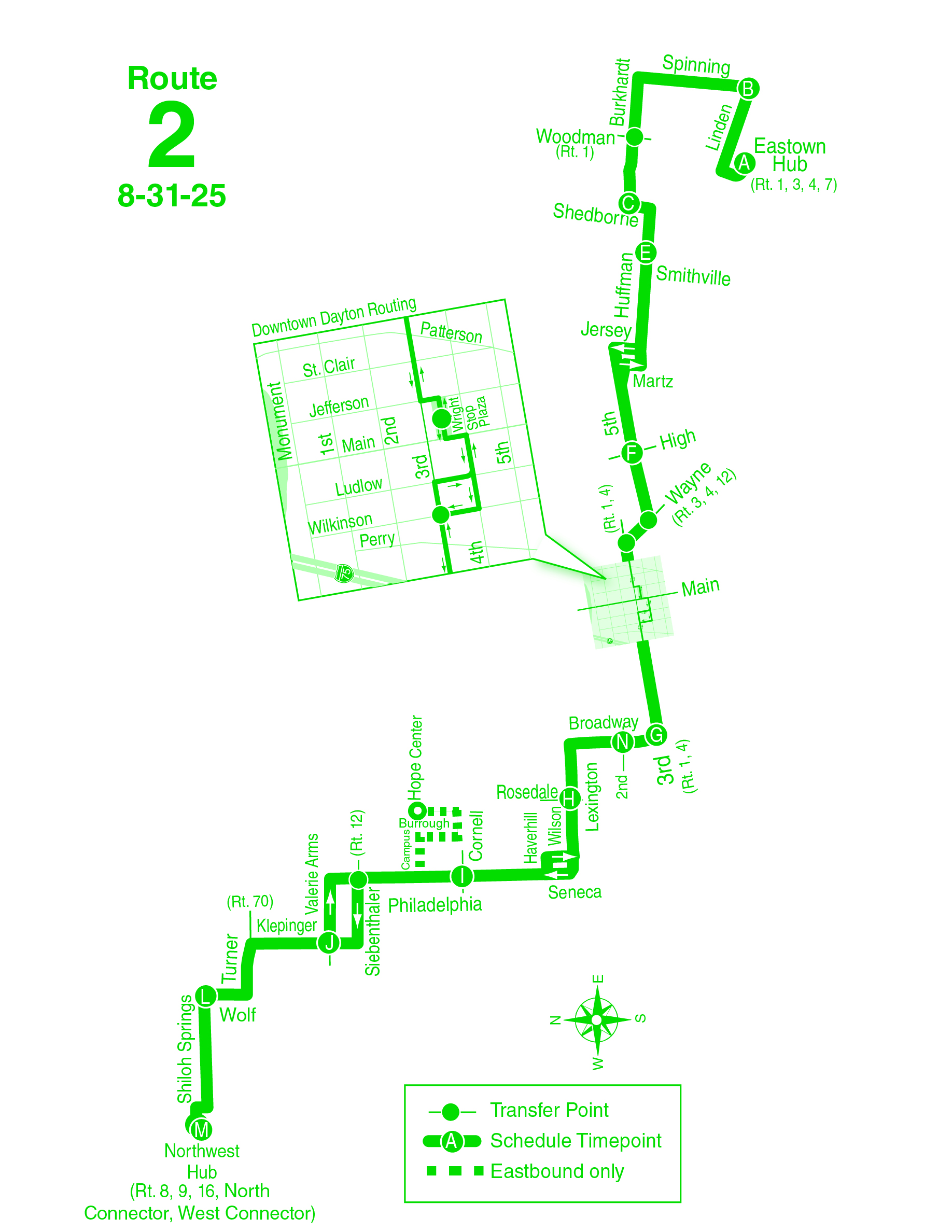 route 2 map