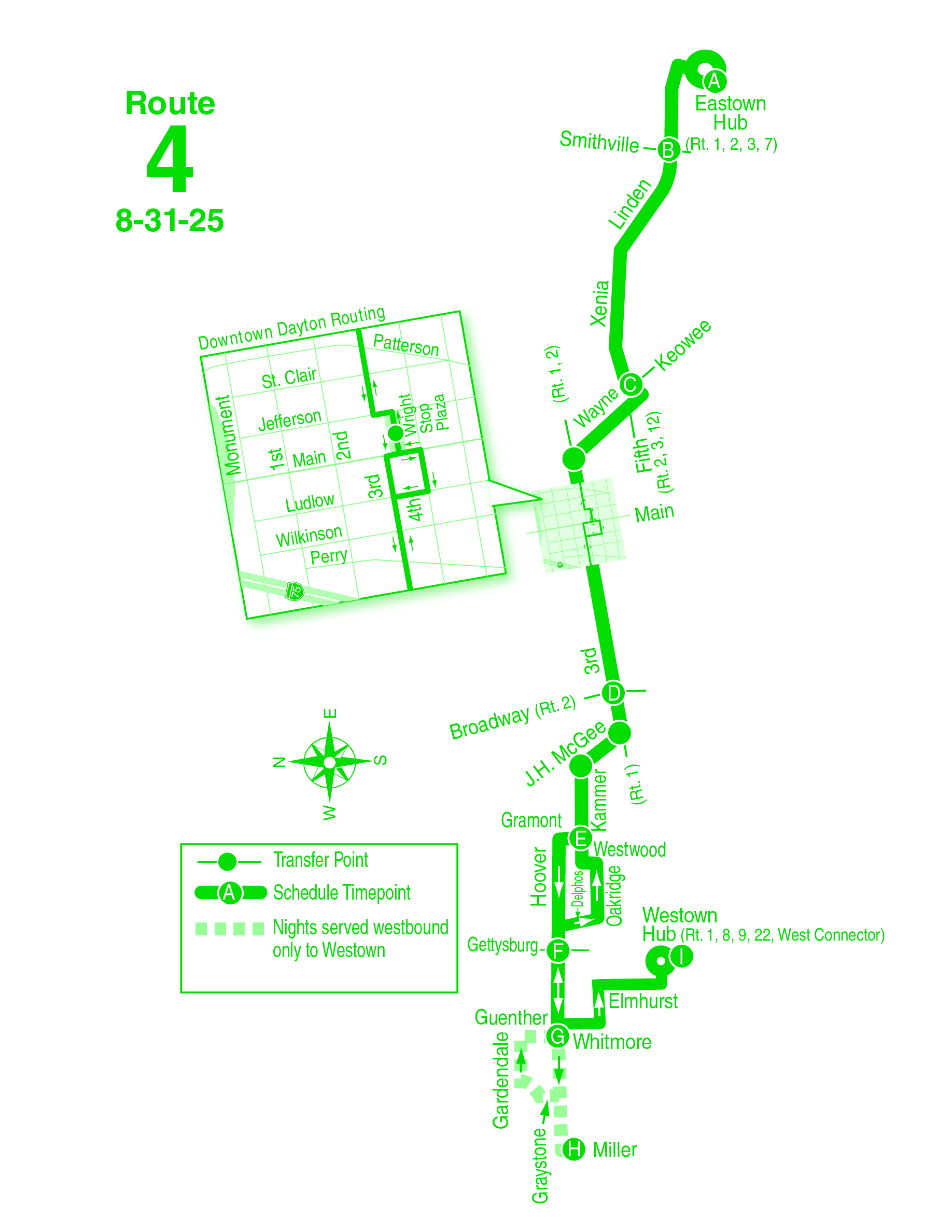 route 4 map