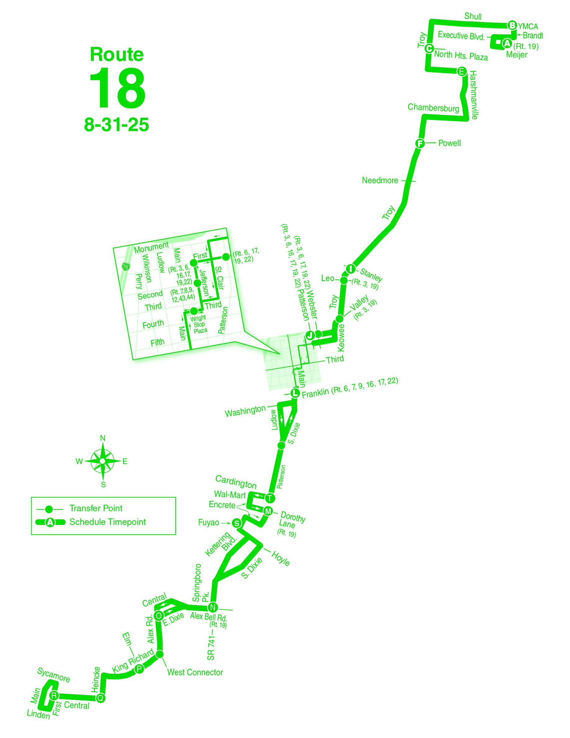 route 18 map