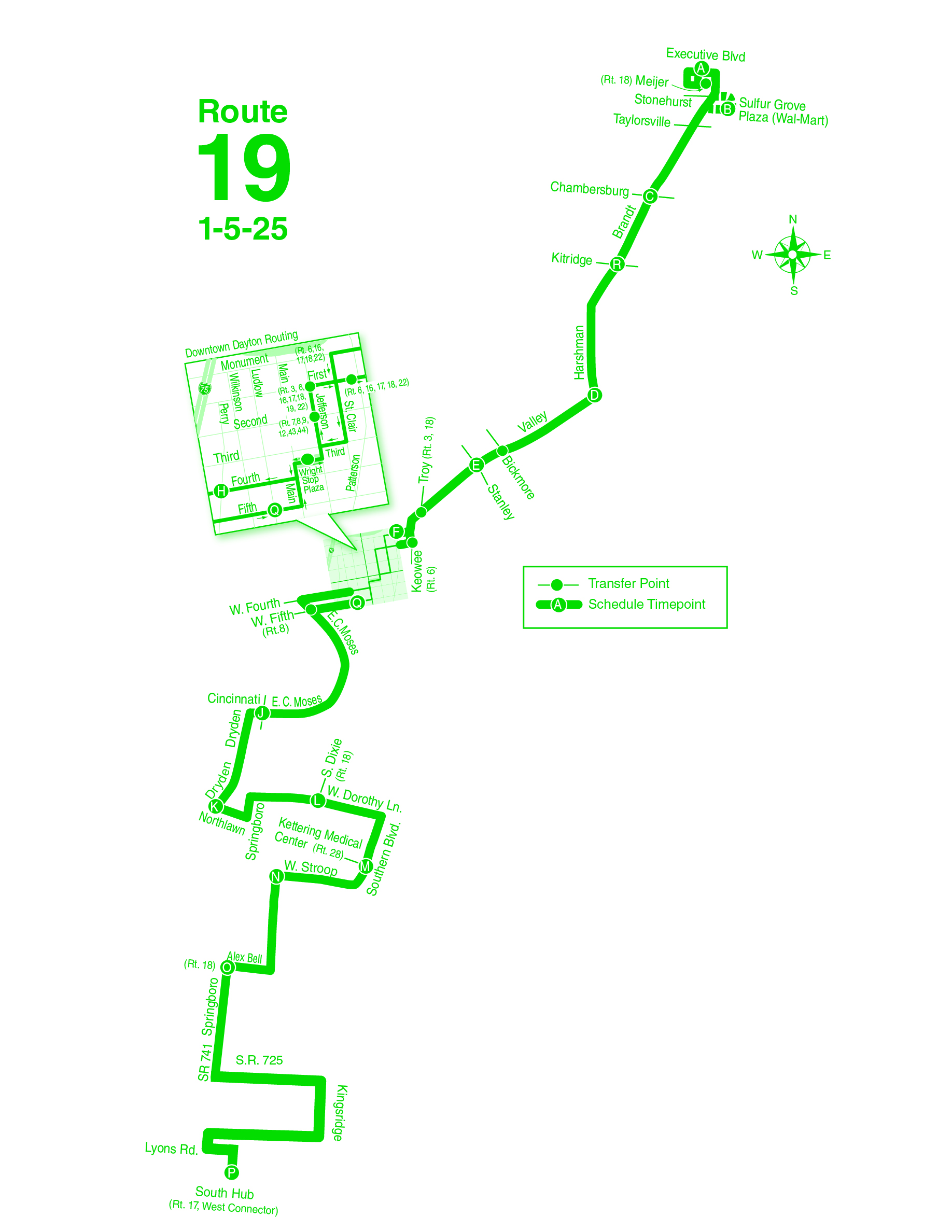 route 19 map