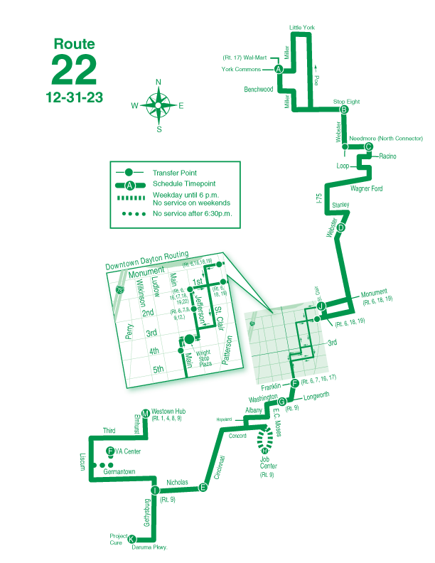 Route 22 Map 12-31-23