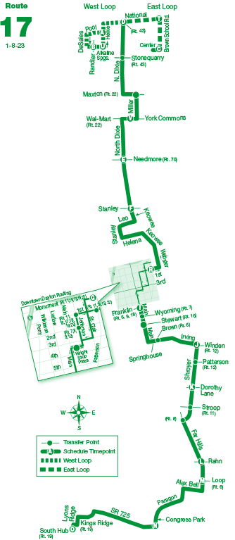 Route 17 map 01-08-23