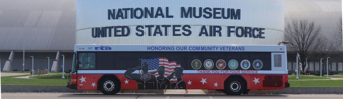military bus at usafm