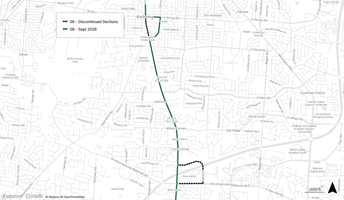 Route 6 Discontinued Sections
