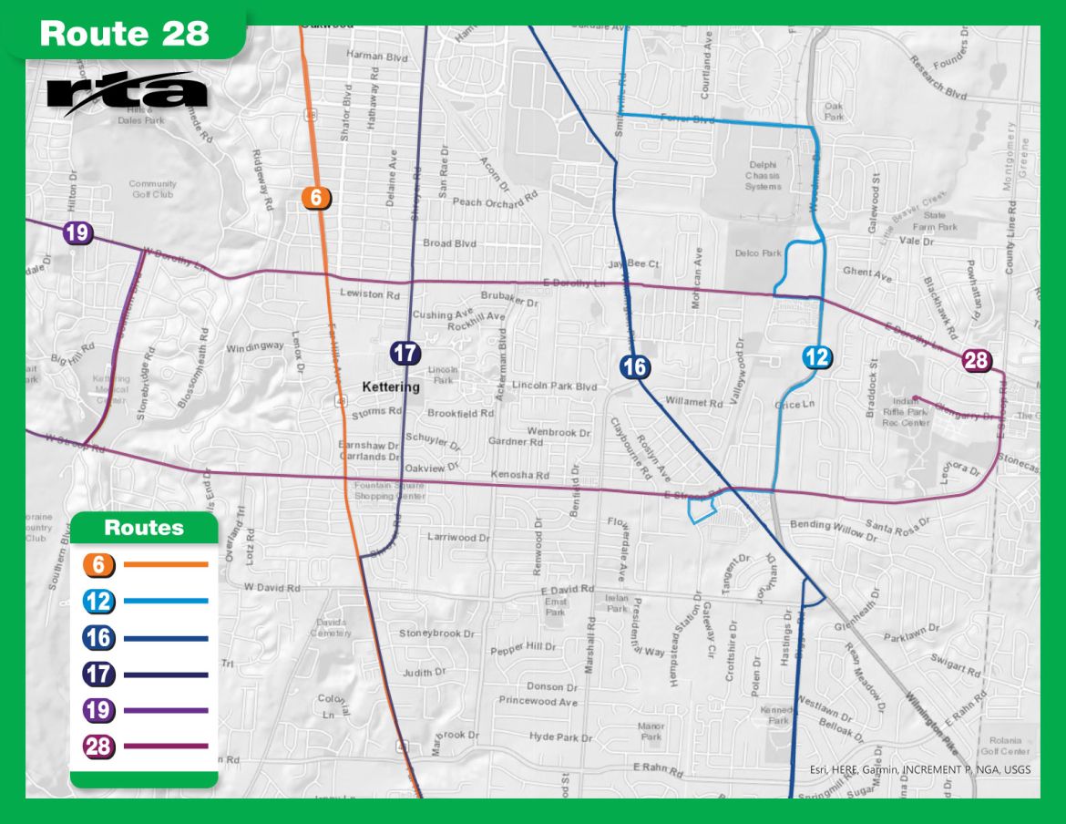 route 28 new map