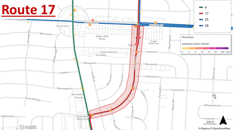 TSR Route 17