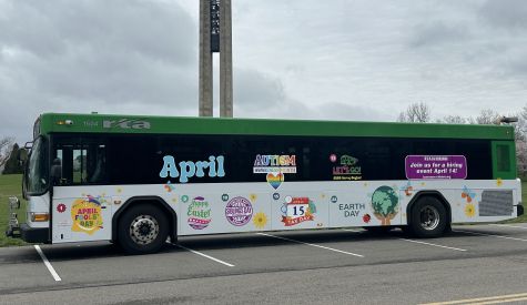 Greater Dayton RTA April bus for 2026 at Carillon Park