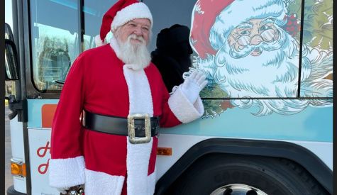 santa bus